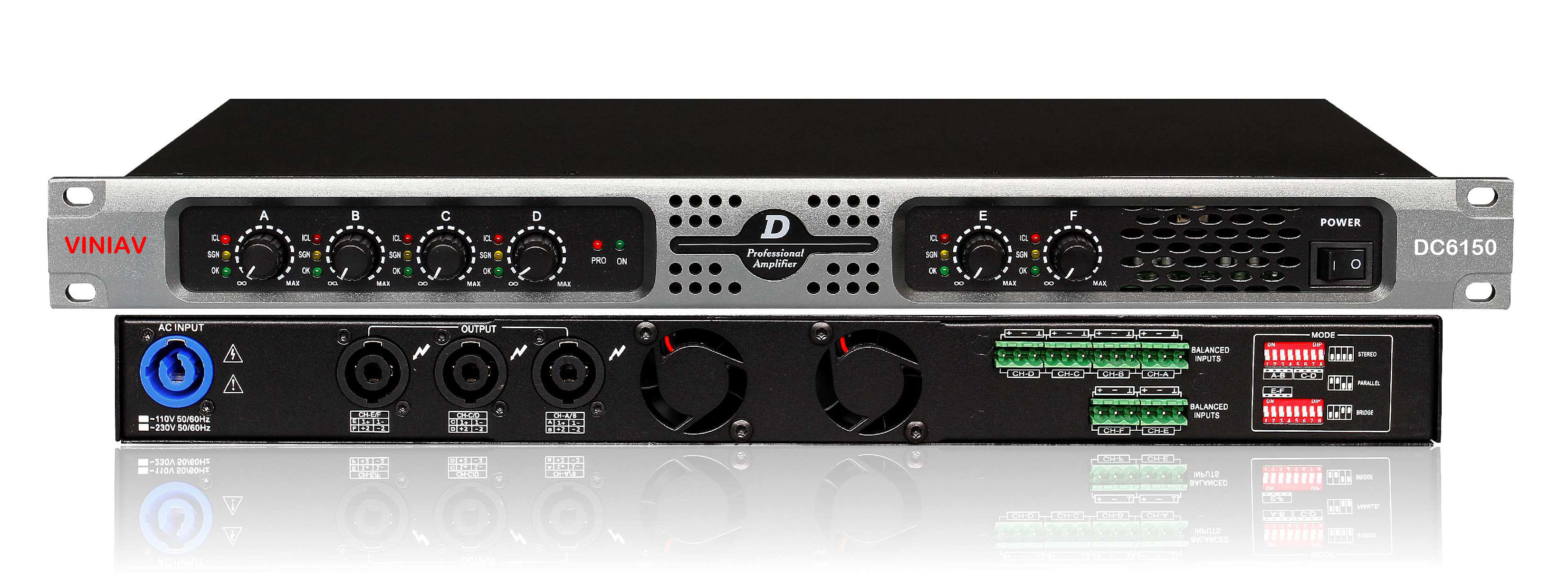 VINIAV威尼DC6150多通道數(shù)字功放機 VINIAV威尼DC6150多通道數(shù)字功放機