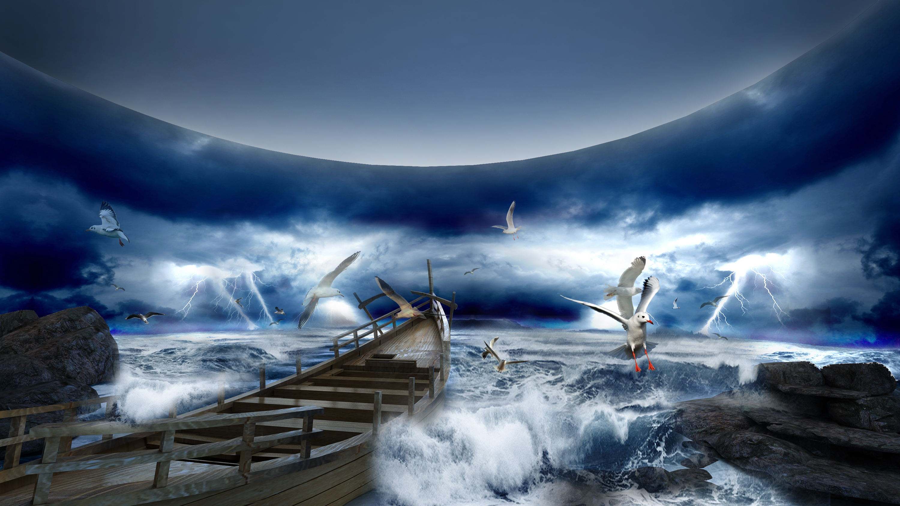 環(huán)幕、弧幕、球幕互動展示系統(tǒng)