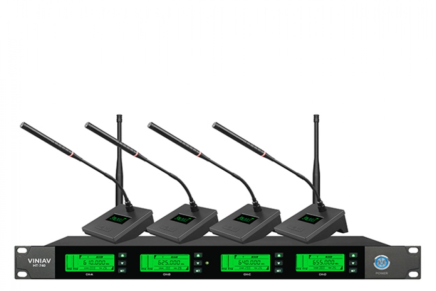 VINIAV HT-740一拖四會(huì)議無線話筒