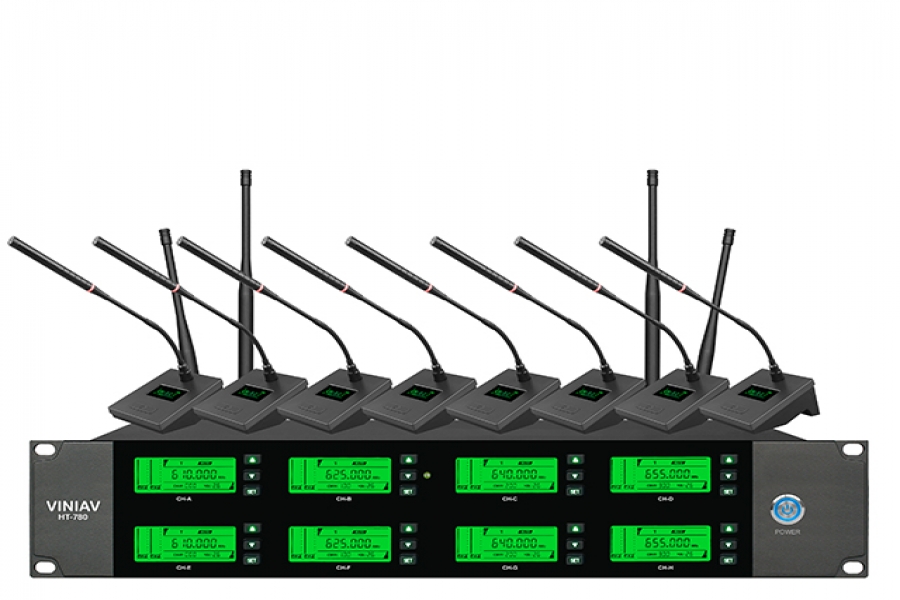 VINIAV HT-780一拖八會(huì)議無線話筒